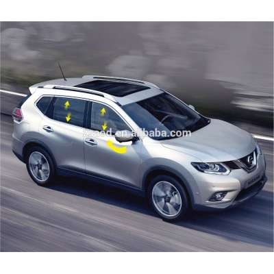 Hot power 4 windows roll up roll down with mirror folding automatically for X-trail 2015