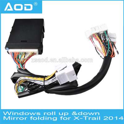 Original car power window closer roll up roll down with mirror folding automatically for X-trail 2014